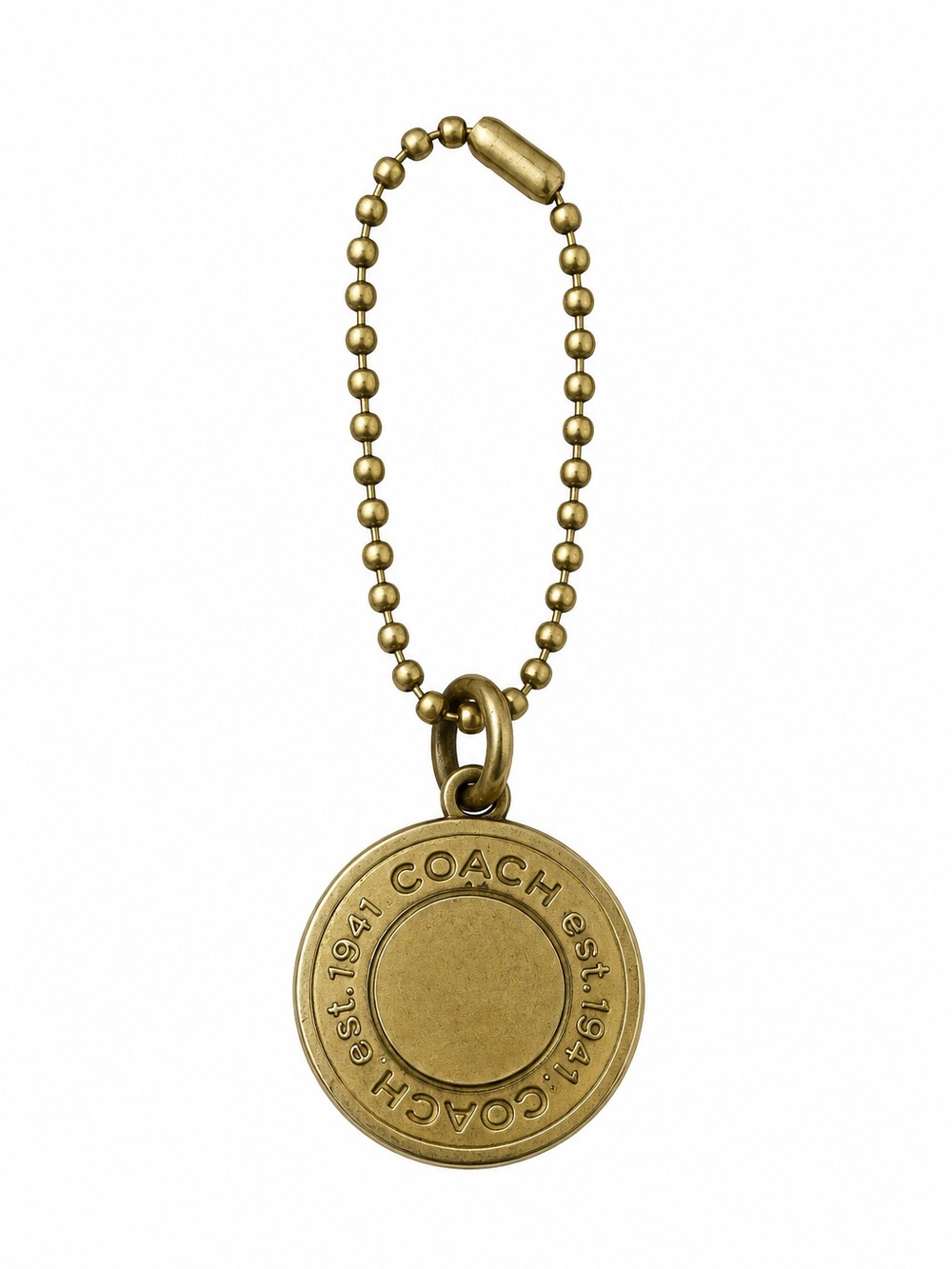 Coach Snap Head Hang Tag